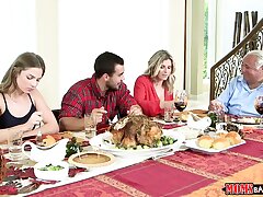 Step Moms Pound Teenagers - Wild Family Thanksgiving