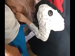 Russian teenage suck trouser snake in dressing room