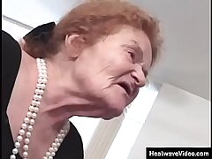Very old gal in a wheelchair to get around is still insane