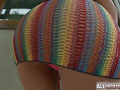 All Inward internal ejaculation dripping from gaping teenage backdoor