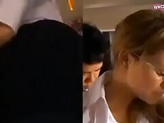 Cougar Wife Gets Pawed And Penetrated Inwards The Train On The Way To Work Hot