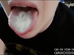 Spunk Guzzling Submissive Amateurs Compilation