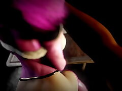 Pink Haired Superslut Had an Arrangement with the Detective