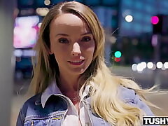 TUSHY Moist Smallish Blond Pristine’s tiny ass gets fucked hard