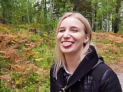 Ambling with my stepsister in the woods park. Intercourse blog, Live video. - Point of view