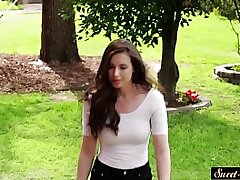 Taboo nubile gets pulverized and covered in cum