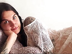 Cool StepSister Blowjob my Cock and Stiff Pussy Pummel after Reading a Fairy Tale
