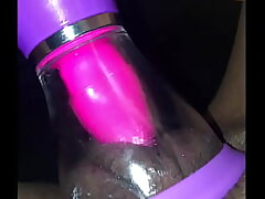 See my pussy get throated and lucked. Gets huge!!