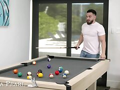 Peter can only fuck the exotic Sasha Joy button in his wild, naughty dreams