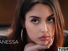 TUSHY Anal-obsessed Vanessa tempts her sizzling coworker Oliver