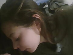 My brother's girlfriend sucks me