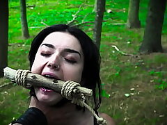 Super-steamy obedient babe gets rock hard plumb and smacking in sadism & masochism porno concludes with jism guzzle