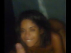 I took the beauty in the camp and I came inside her poon