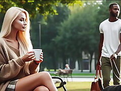 Cheating White Woman Meets Black Fellow at the Park Audio Story BBC