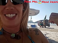 Showcasing My Asshole And My Bathing suit Fuckbox At Praia Da Enseada In Guarujá Crowded. And My Spouse Recorded It And Zoomed In.