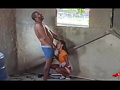 Stepfather Vs stepdaughter, forbidden bang-out