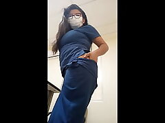 polyclinic nurse viral video!! he went to put a blister on the patient and they ended up tearing up