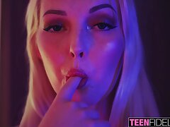 TEENFIDELITY Taunting Destiny With A Lil' Blonde