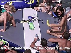 Teen Sluts Let Random Strangers Eat Their Twats At Insane Lake Soiree