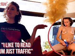 Ersties - Uber-sexy Babe Gets Off Where Everyone Can Observe Her