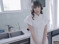 Step-mother likes sucking her stepsons fuck-stick