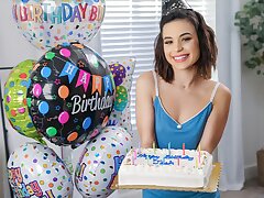Sis Loves Me - Sweet Sista Aria Valencia Gives Stepbro A Lewd Birthday Blowjob