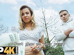 HUNT4K. Timid and Sly. Warm sex with Andrea & Steve Q