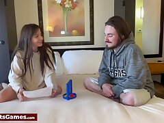 A sumptuous unite 4 undress game featuring a ultra-kinky couple