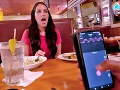 Spunking In Public With Big Fake penis At Lunch! Public Female Noisy Ejaculation Interactive Plaything