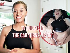 Ersties - Hot Honey Risks Getting Caught To Jack In a Car