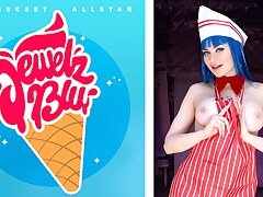 Blue-Haired Jewelz Blu Moans For Popsicle Climax - TeamSkeet All Stars