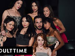 Group of Whorey Hookup Addicts Ravage Their Therapist!