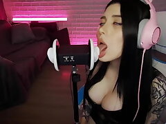 Asmr 3dio Ear Eating Impressively Hot.