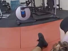 Nicely-shaped Black-haired Gianna Gem's Private Training