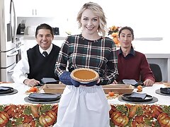 Family Faps - Rigorous Stepdad Instructs His Bratty Daughter And Sonnie How To Be More Grateful