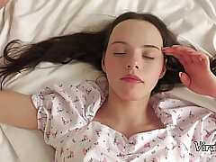 Deprivation Vaginal Virginity of 18yo Magnificent and First Anal with her StepDad VG377