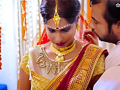 Desi big-titted fresh bride fucked by her ex-boyfriend in front of her husband( HIndi Audio )