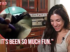 Ersties - Torrid Brunette Gets Off In a Public Space