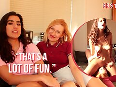 Ersties - Sexy German Babes Have Hardcore Lezzy Sex With a Blindfold