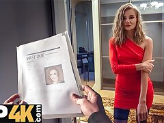 DEBT4k. Janitor’s Juicy Pussy Hunt. Torrid fuck-fest with Fibi Euro & Charlie Dean