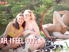 Ersties - Hot Lesbian Couple Love Orgy in the Outdoors