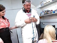Naughty queens Charlotte & Candy Enjoy share big hard dick for a fine fellate