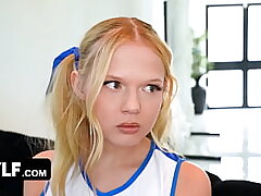 Lil' Cheerleader Coco Lovelock Has Secret Lezzy Crush on Her Cougar Coach