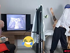 Cheating takes wife to clandestine gynecologist for ultrasound!