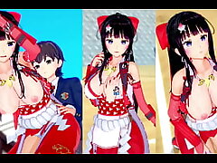 [Eroge Koikatsu! ] Big melons female shrine swordfighter 