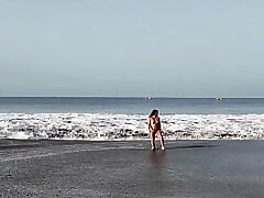 Step-mother asks her Sonnie to have a Nude Beach PhotoSession