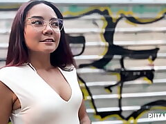 PutaLocura - Jaw-dropping Colombian Allison Saucy drinks Torbe's cum in Pilladas