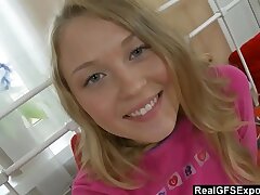 RealGfsExposed - Vanessa Kim Gets Filled With An Inflatable Assfucking Dildo