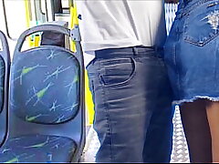 Young student gets groped on the bus!