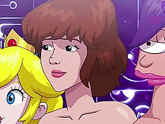 All toon characters sex fantasy (Pegg pete Cammy white Yoko littner Rogue Anna marie Lana kane Epril onil Velma Dinkley Harley Quinn Princess peach Leela from Futurama) Artisex4